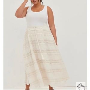 TORRID 3X Lace Maxi Skirt